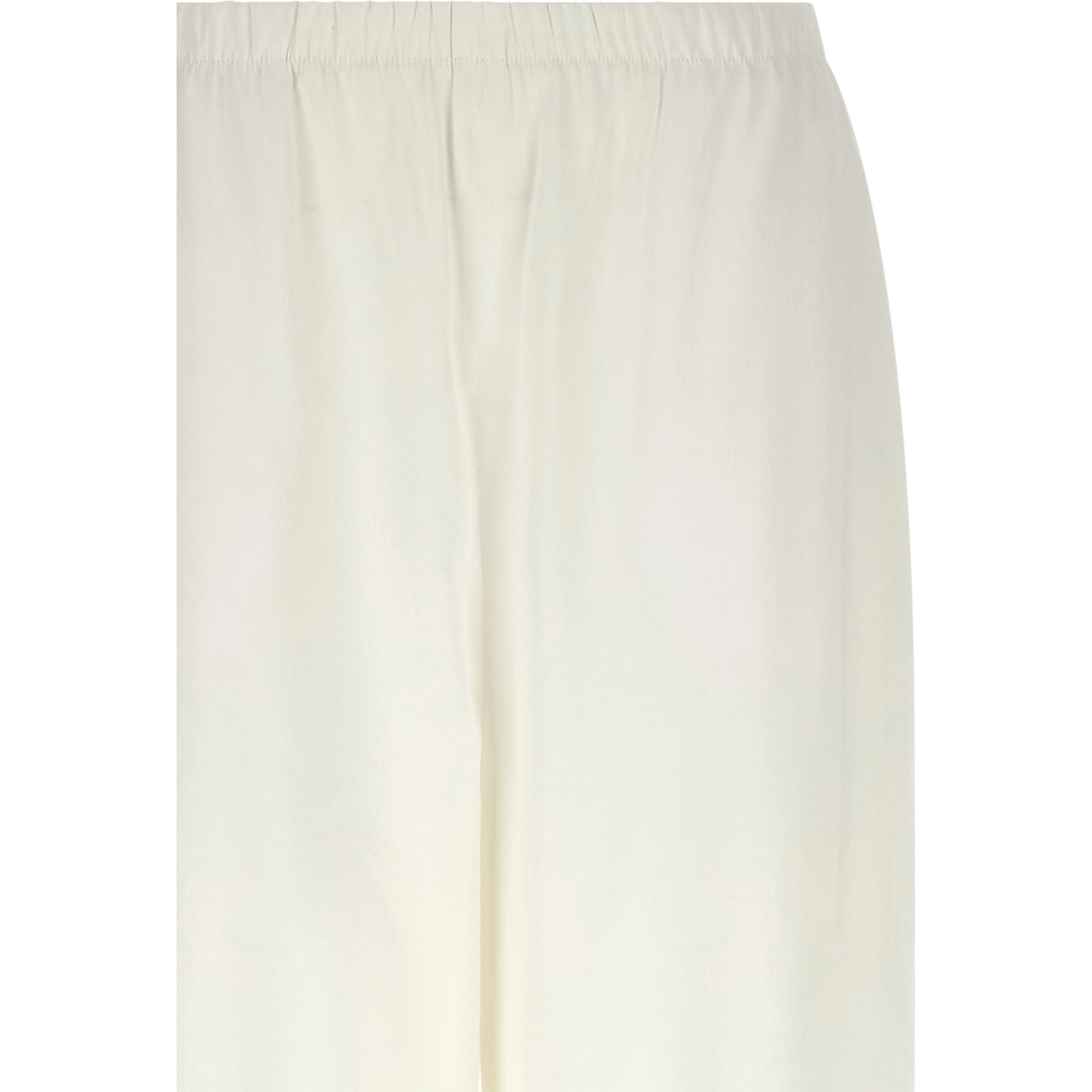 White Linen Casual Pants