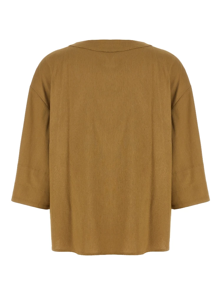 Beige Linen Blouse alternative