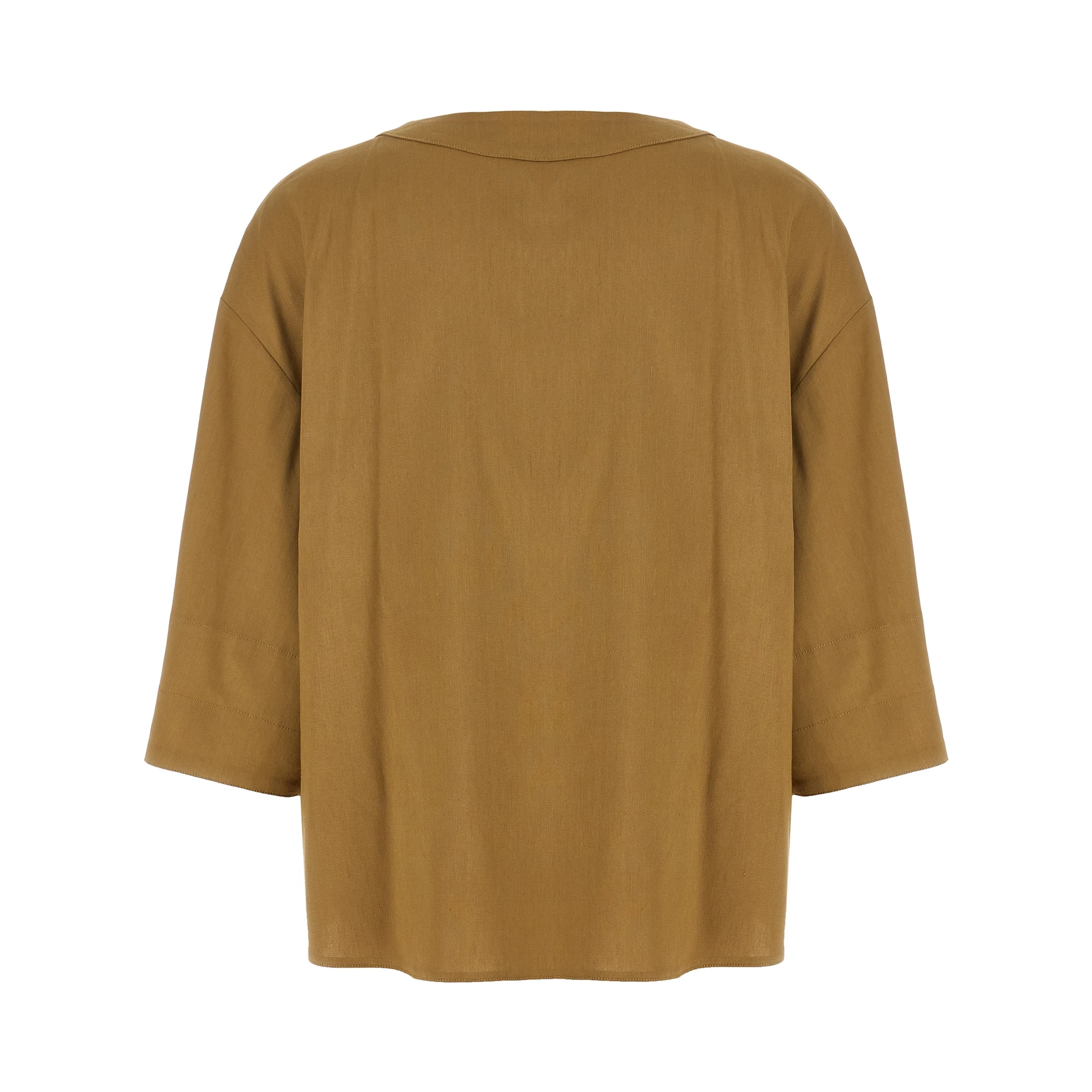 Beige Linen Blouse