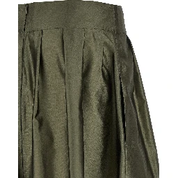 Bicolor Polyester Mini Skirt