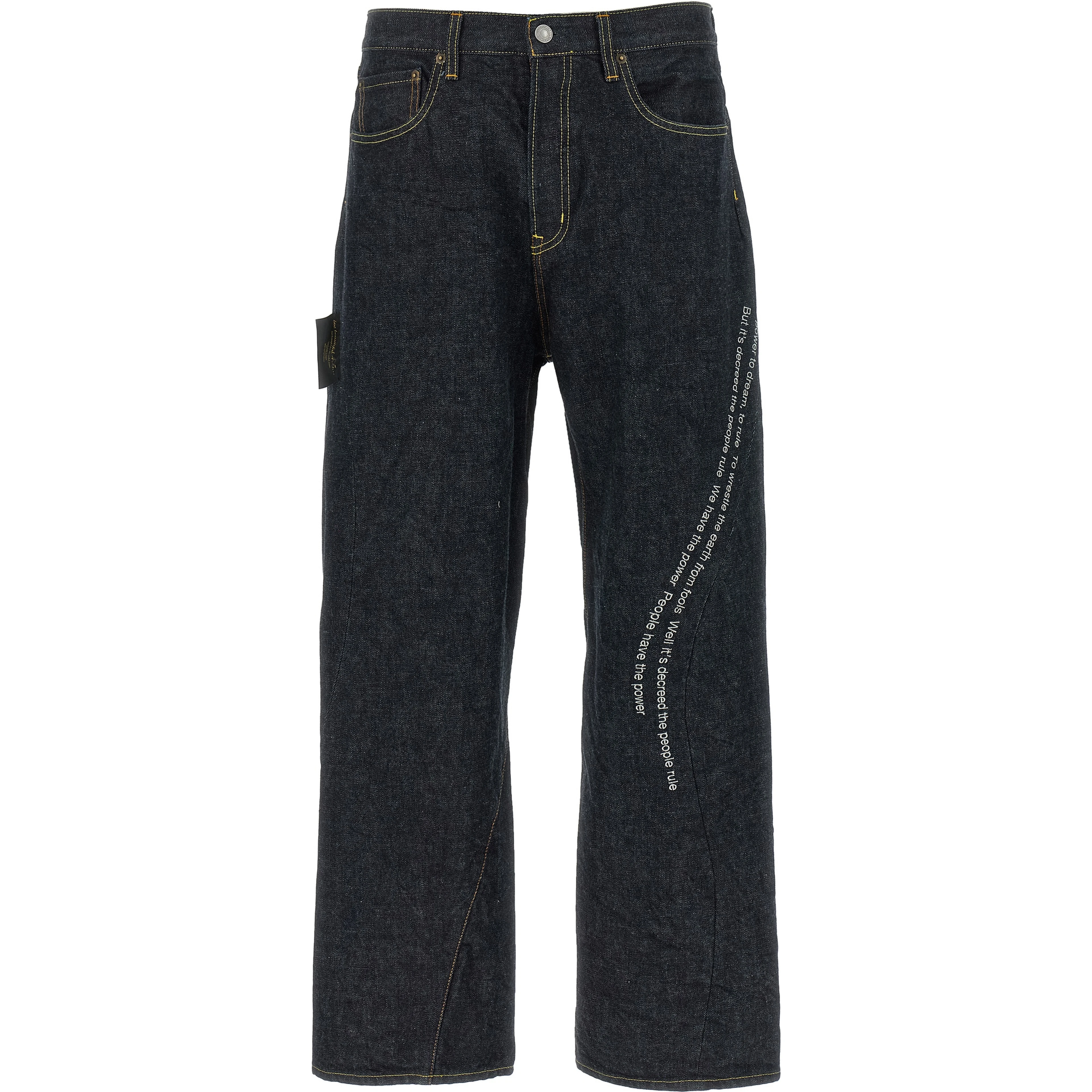 Blue Cotton Jeans Denim