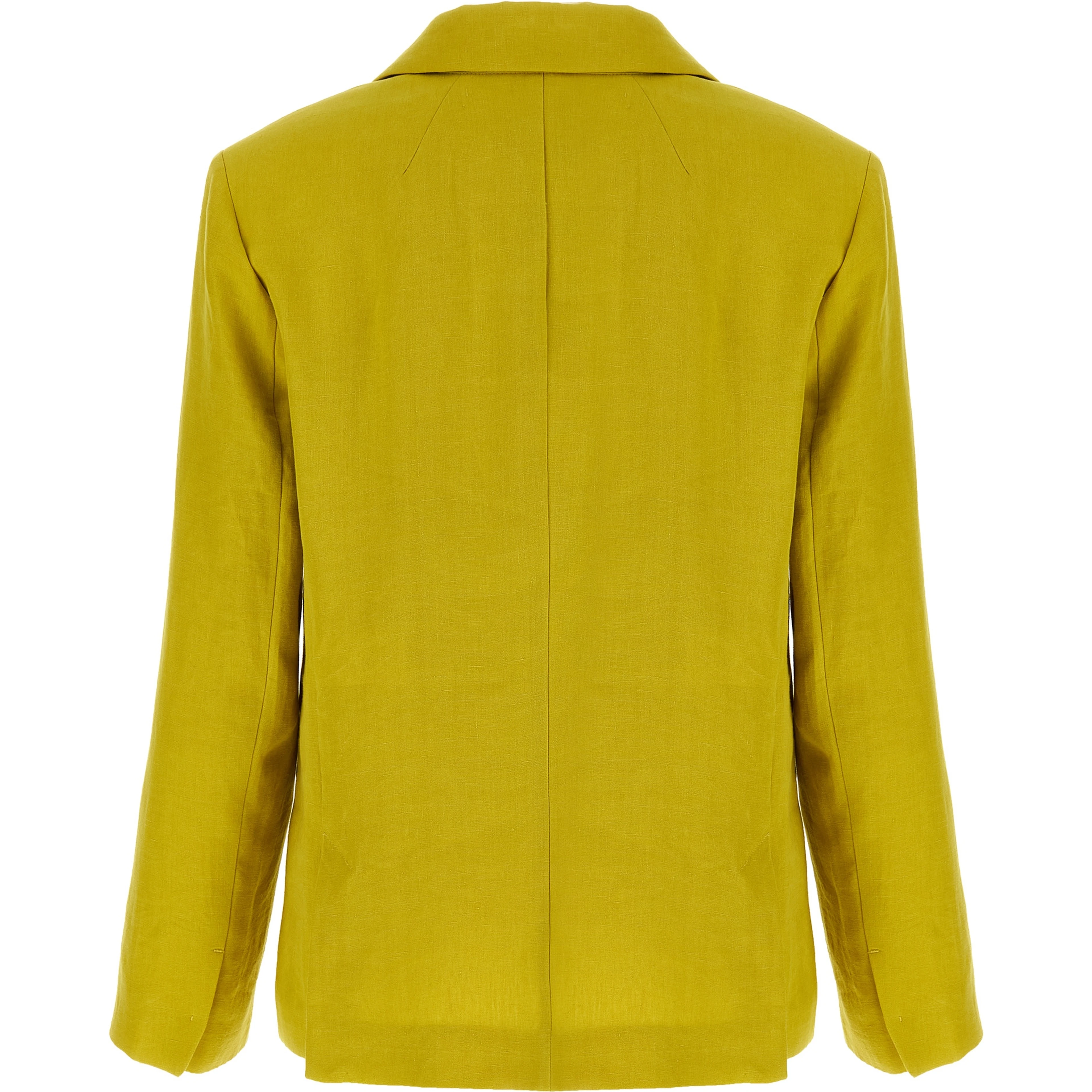 Bicolor Linen Blazer