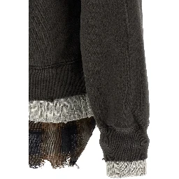 Black Cotton Sweatshirt