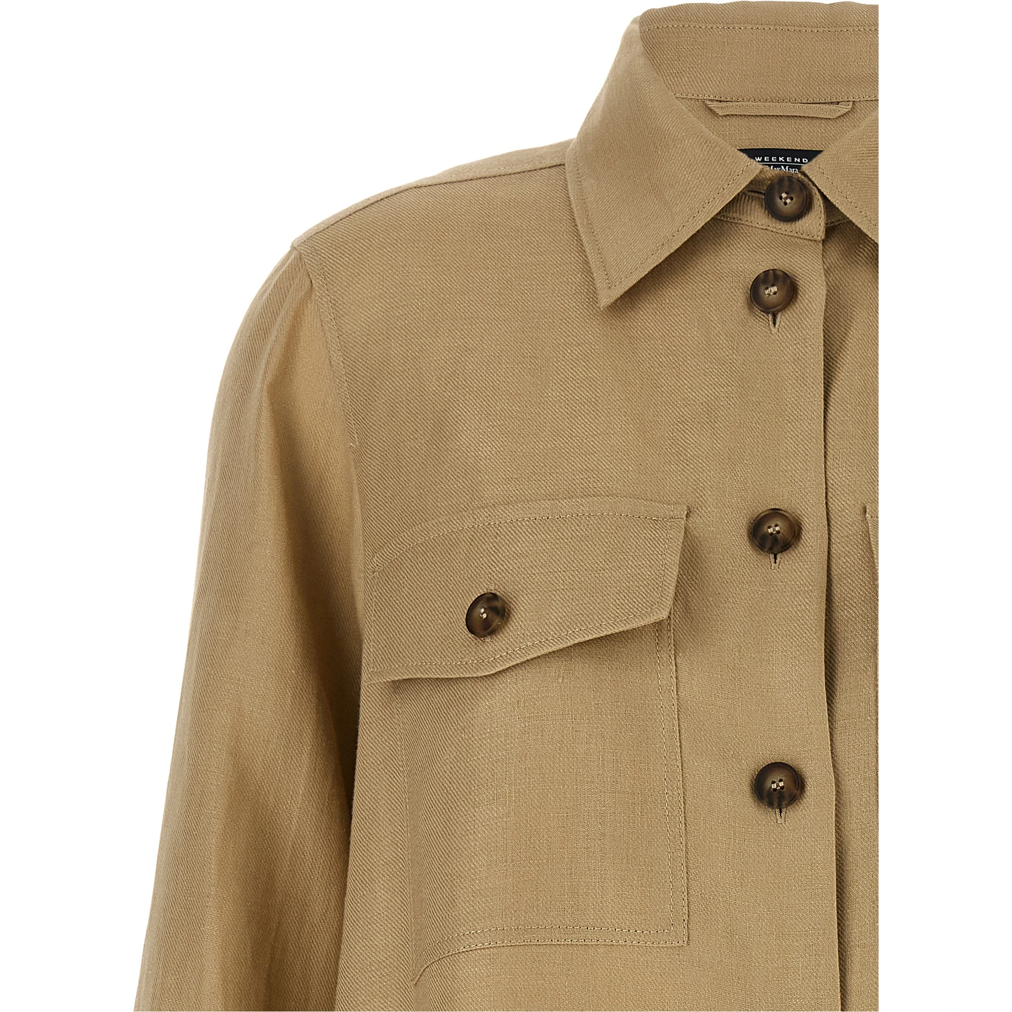 Beige Linen Blouse
