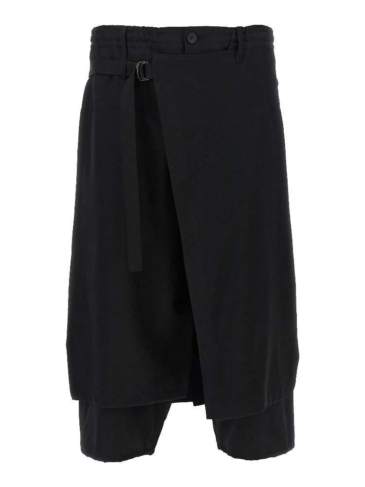 Black Wool Knee Length