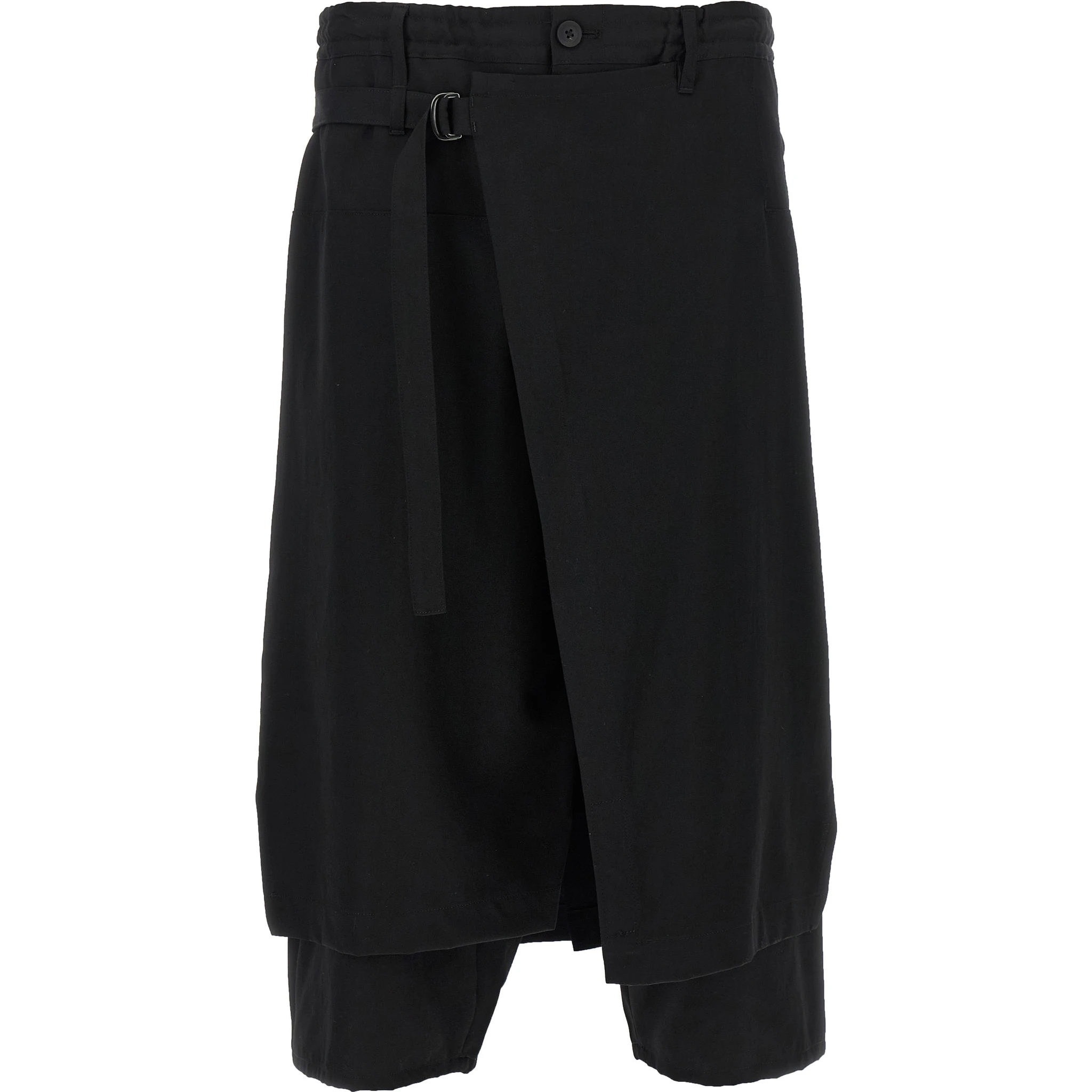 Black Wool Knee Length