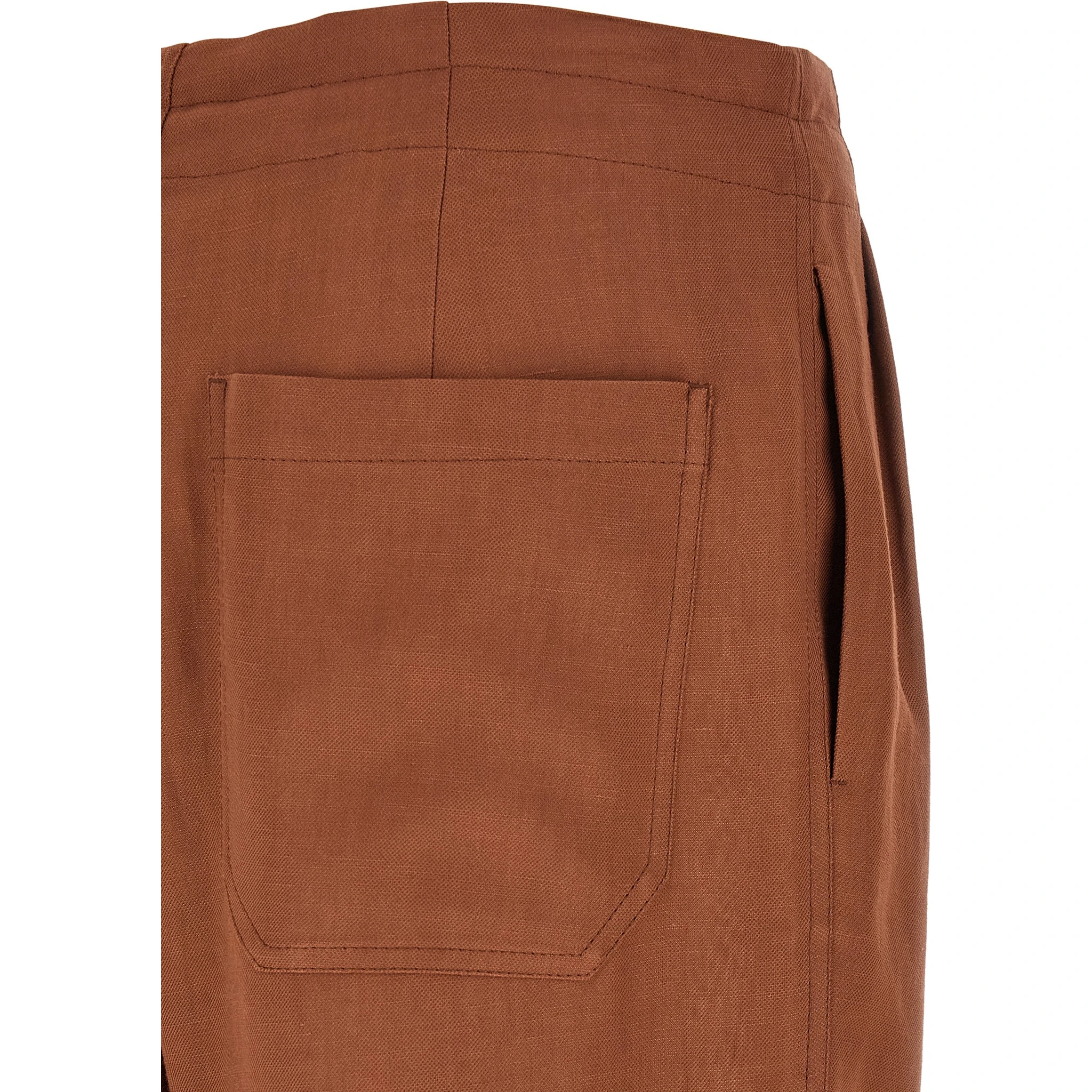 Multicolor Viscose Casual Pants
