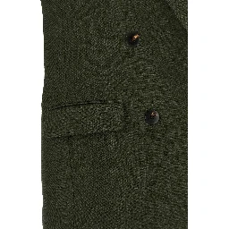 Bicolor Linen Sleeveless Jacket