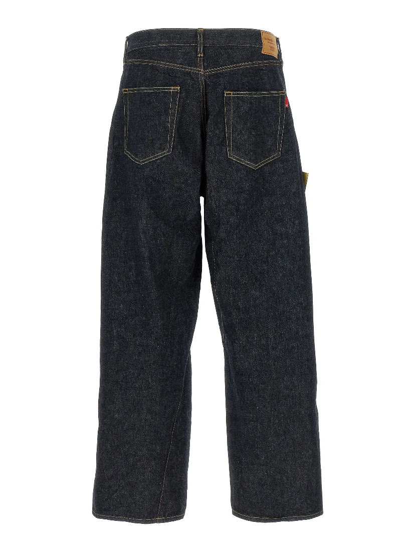 Blue Cotton Jeans Denim
