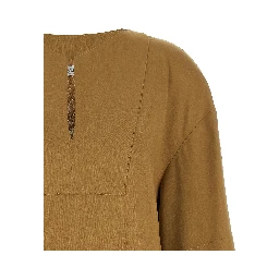 Beige Linen Blouse