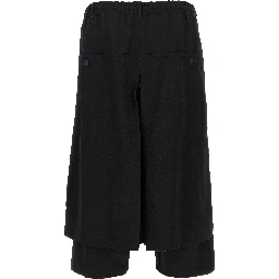 Black Wool Knee Length