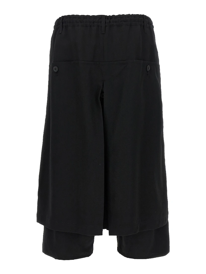 Black Wool Knee Length