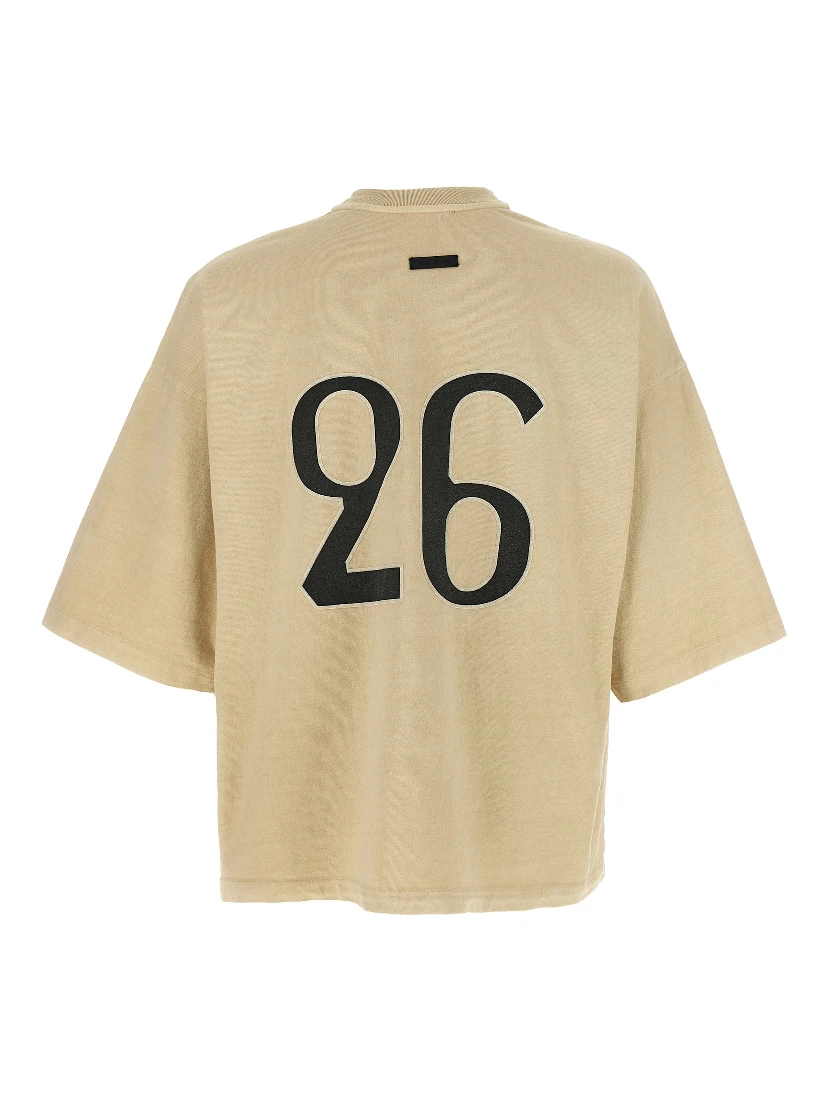 Beige Cotton T-Shirt