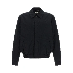 Black Cotton Shell Jacket