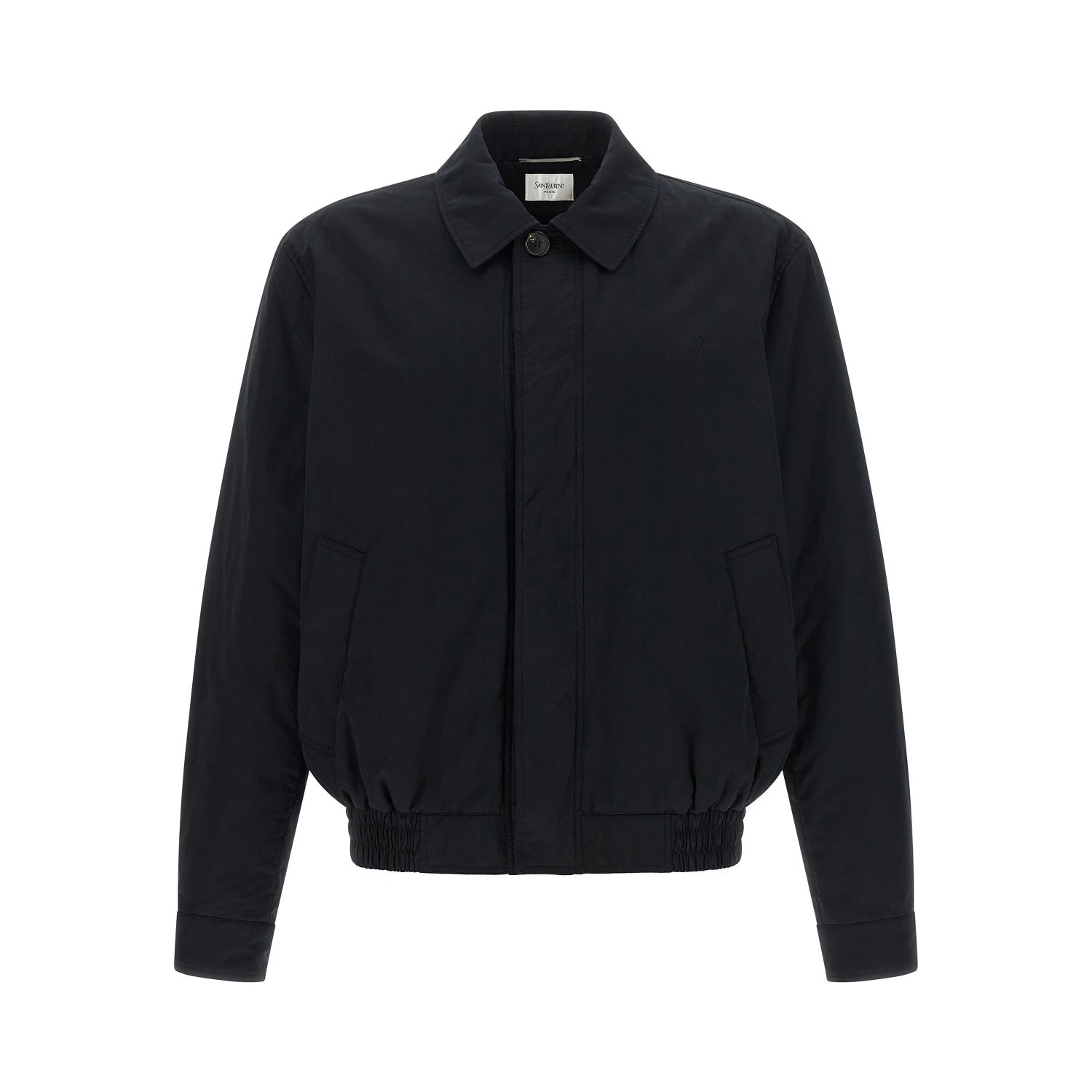 Black Cotton Shell Jacket