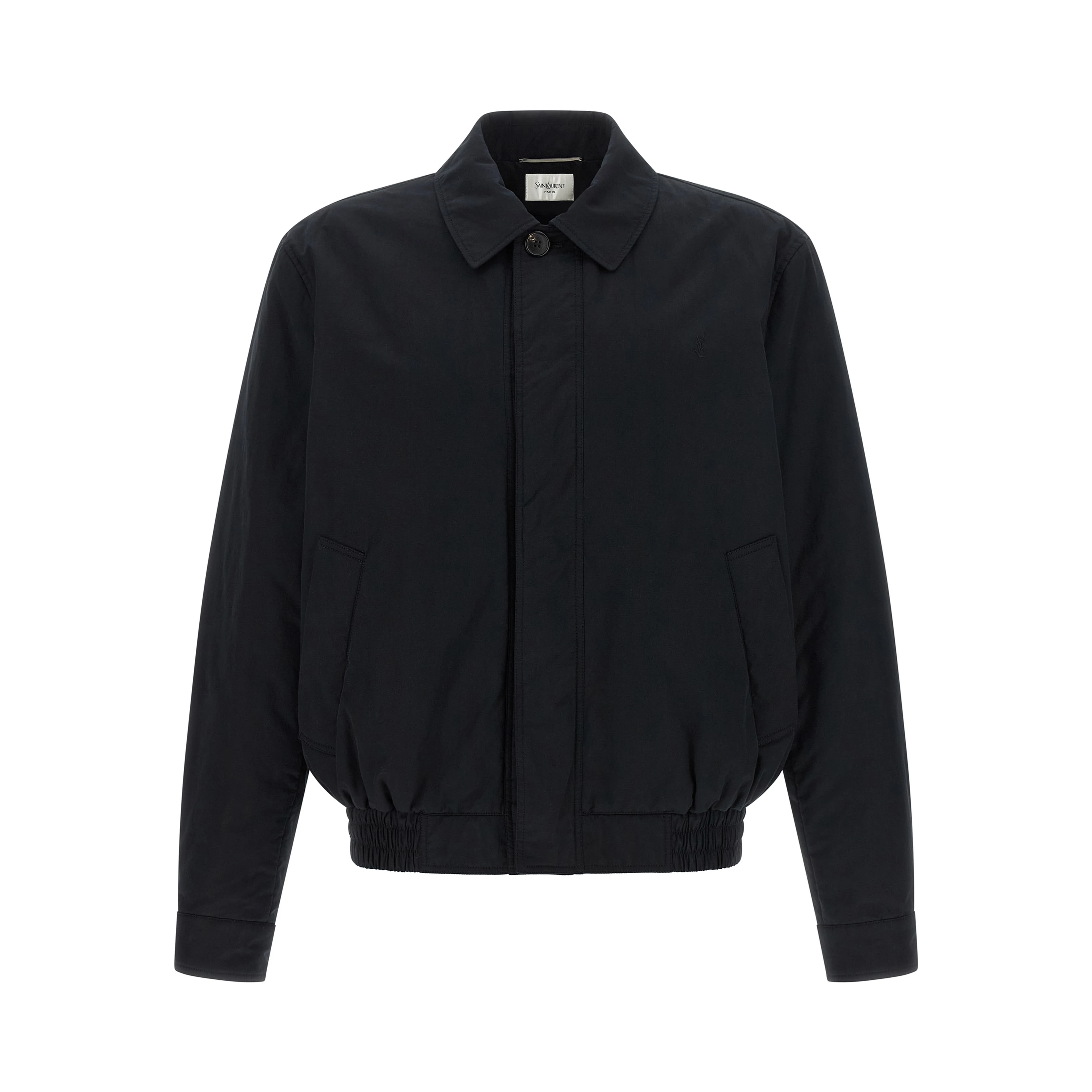 Black Cotton Shell Jacket