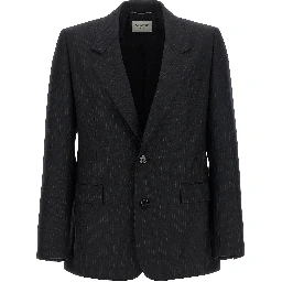 Black Wool Blazer