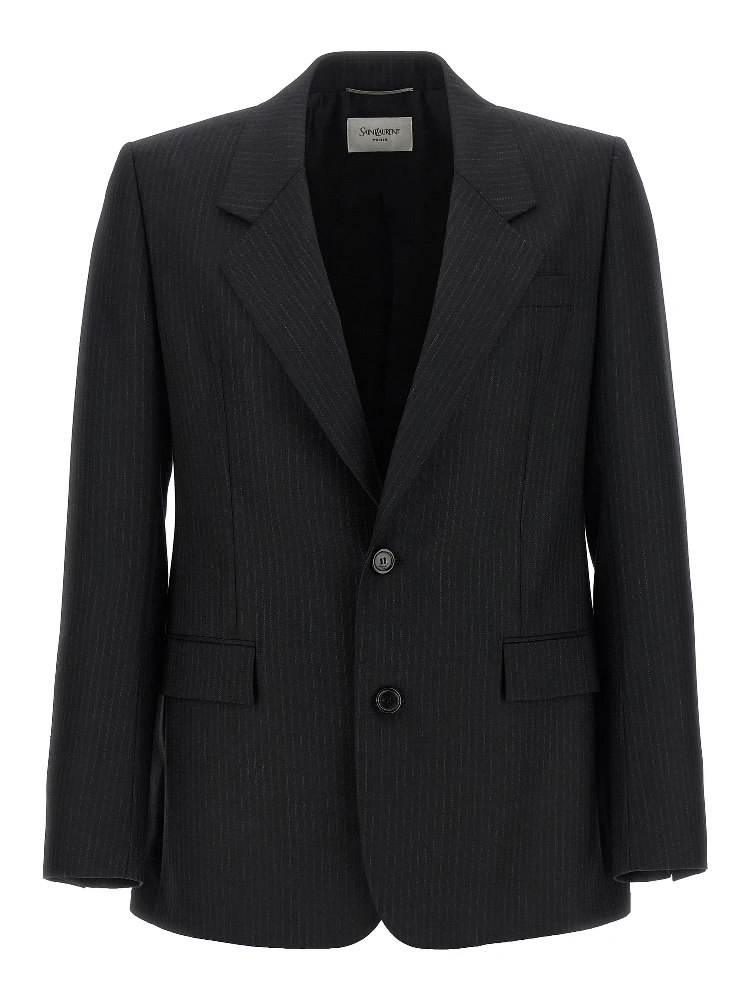 Black Wool Blazer