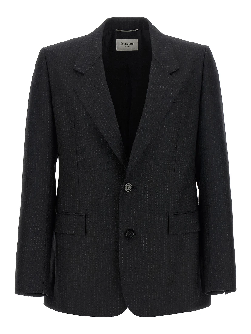 Black Wool Blazer