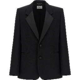 Black Wool Blazer