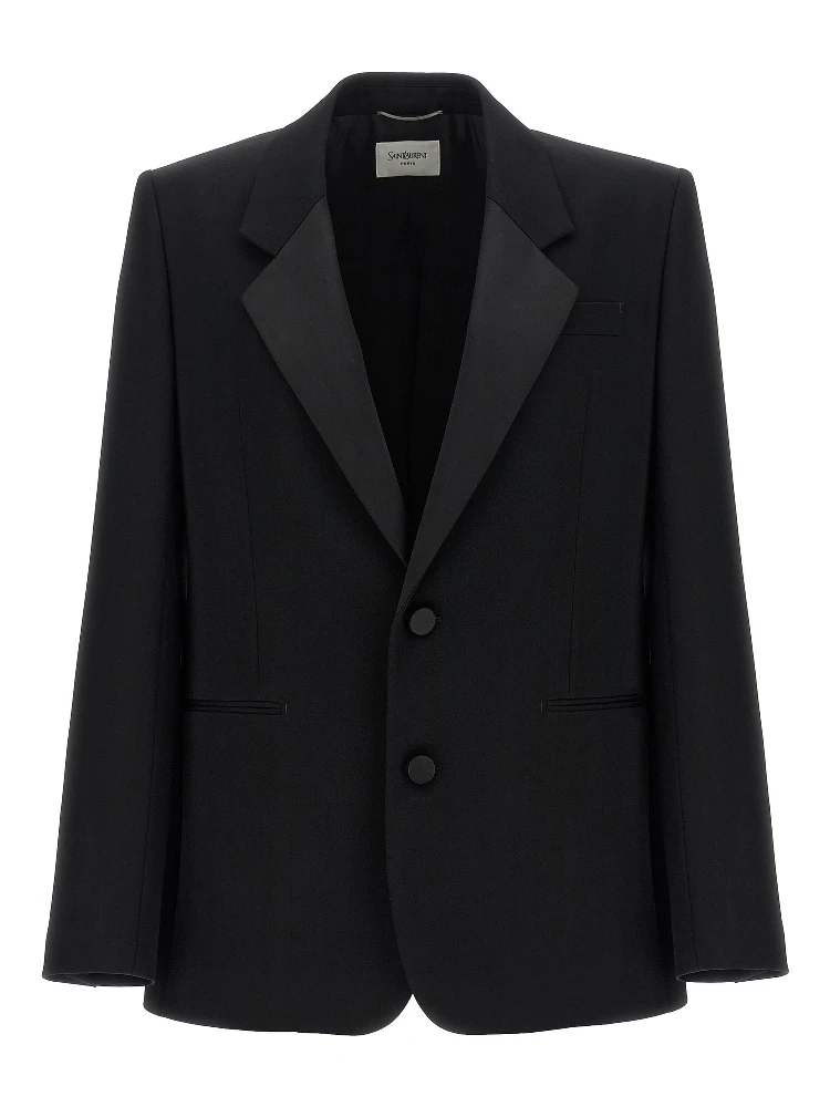 Black Wool Blazer
