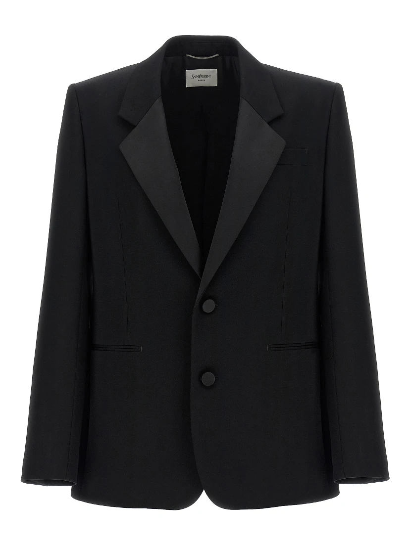Black Wool Blazer