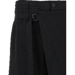 Black Wool Knee Length