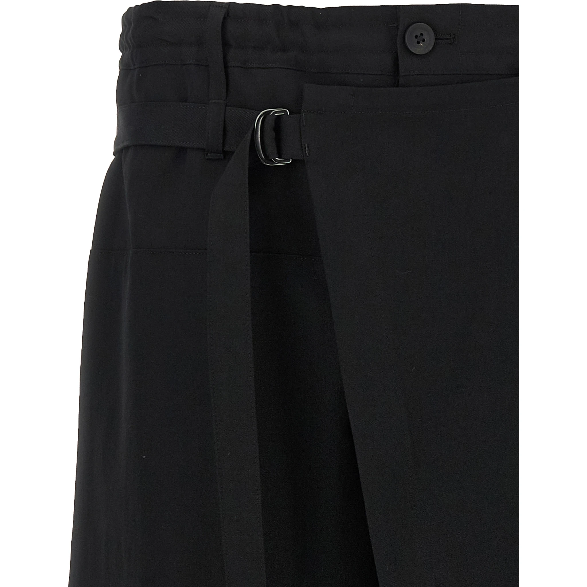 Black Wool Knee Length