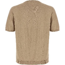 Beige Cotton Cardigan