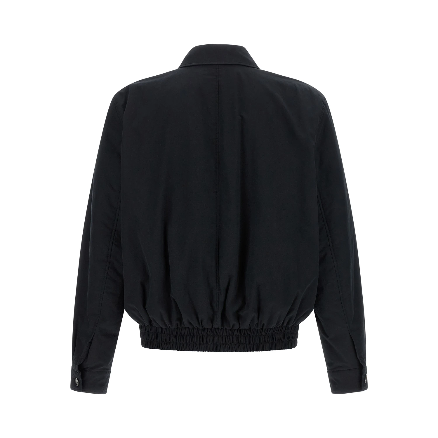 Black Cotton Shell Jacket