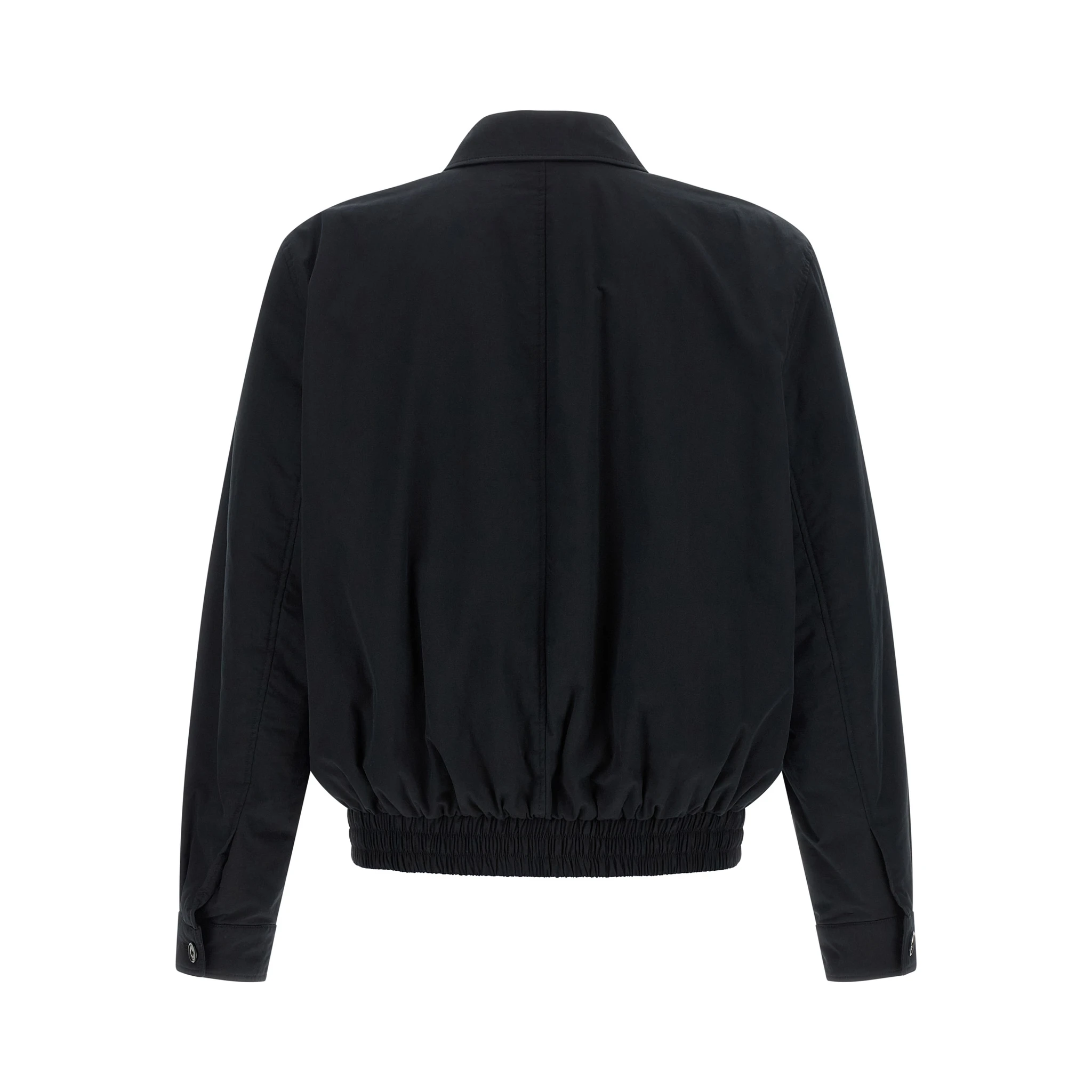 Black Cotton Shell Jacket