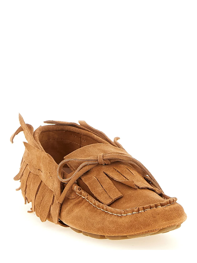 Brown Calfskin Slip-On Loafers alternative