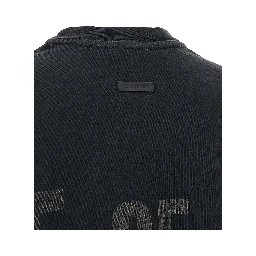 Black Cotton Cardigan