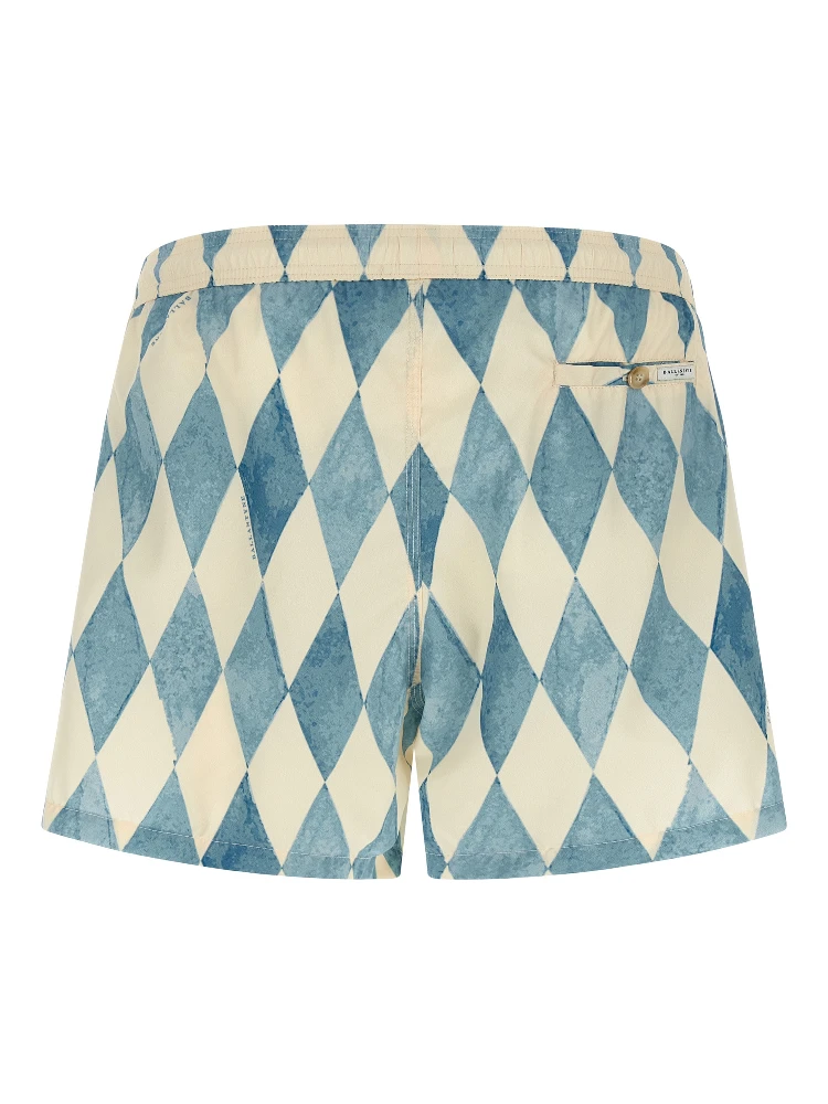 Blue Polyester Swim Shorts alternative