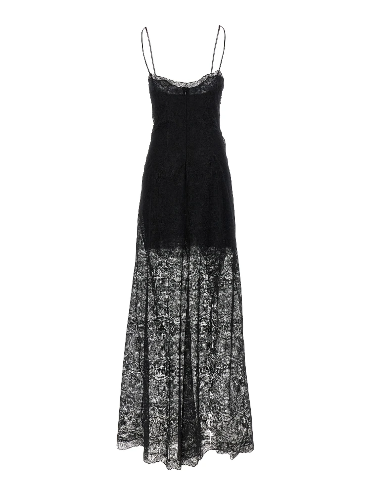 Black Polyester Long Dress alternative