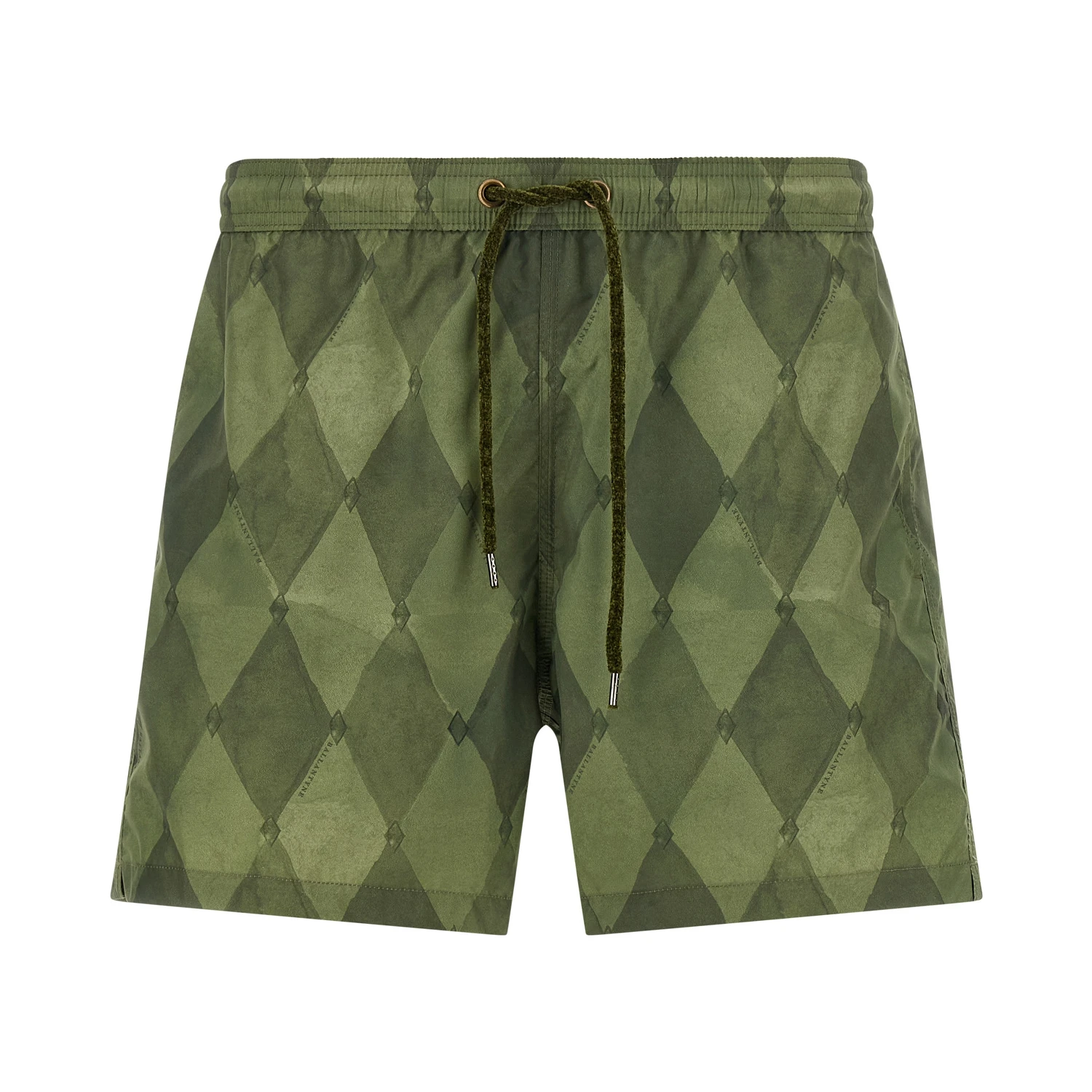Bicolor Polyester Swim Shorts