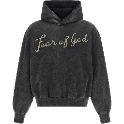 Black Cotton Sweatshirt