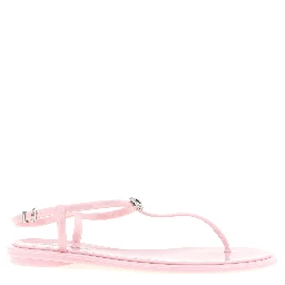 Multicolor Pvc Flat Sandals