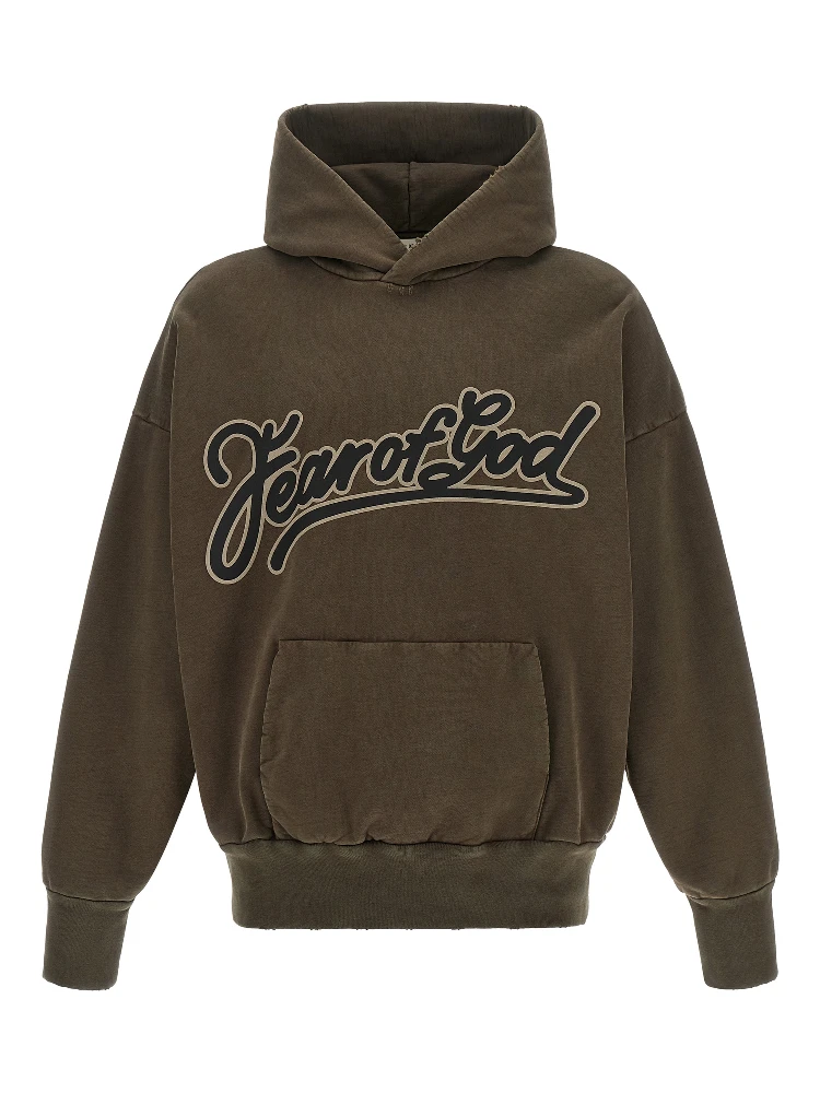 Brown Cotton Sweatshirt