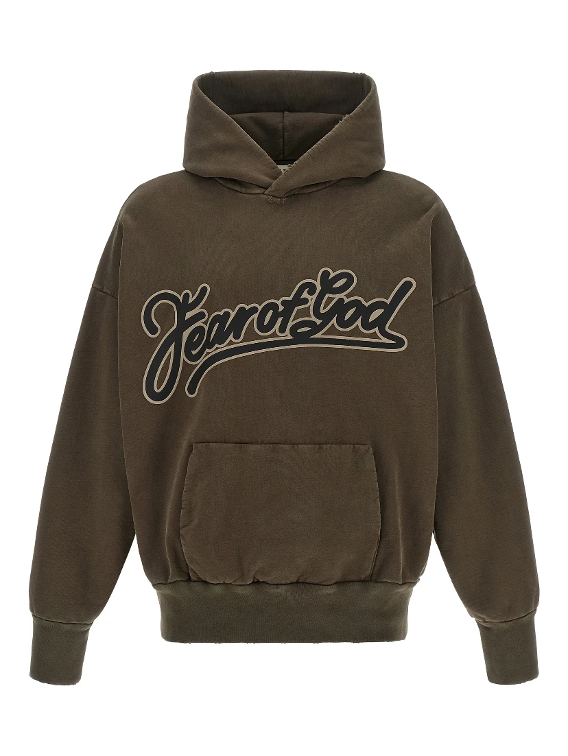 Brown Cotton Sweatshirt