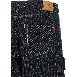 Blue Cotton Jeans Denim