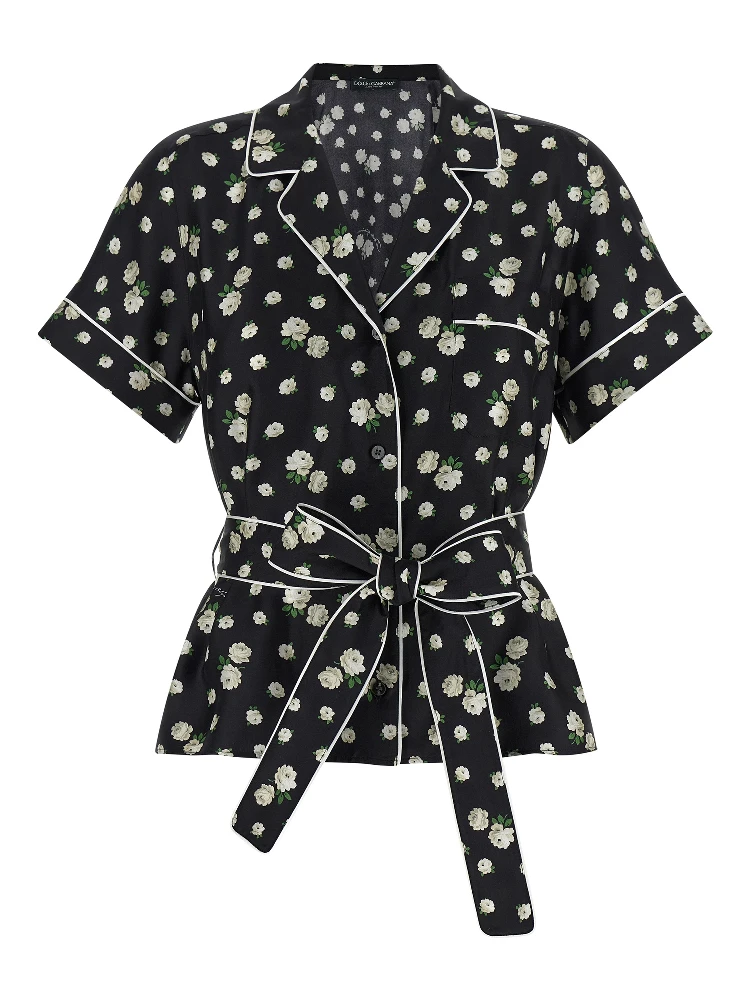 Black Silk Blouse