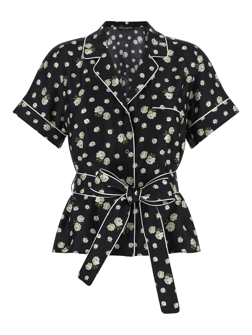 Black Silk Blouse