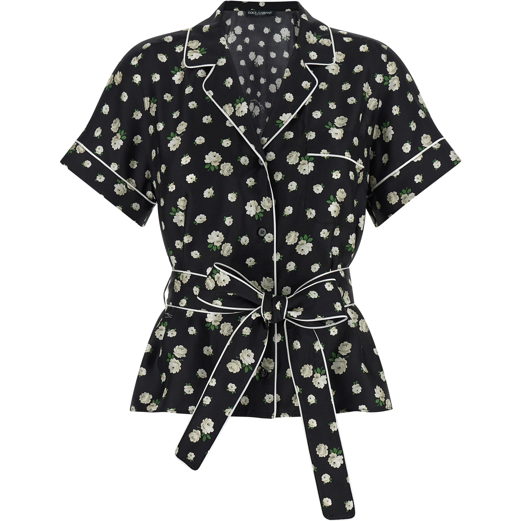 Black Silk Blouse