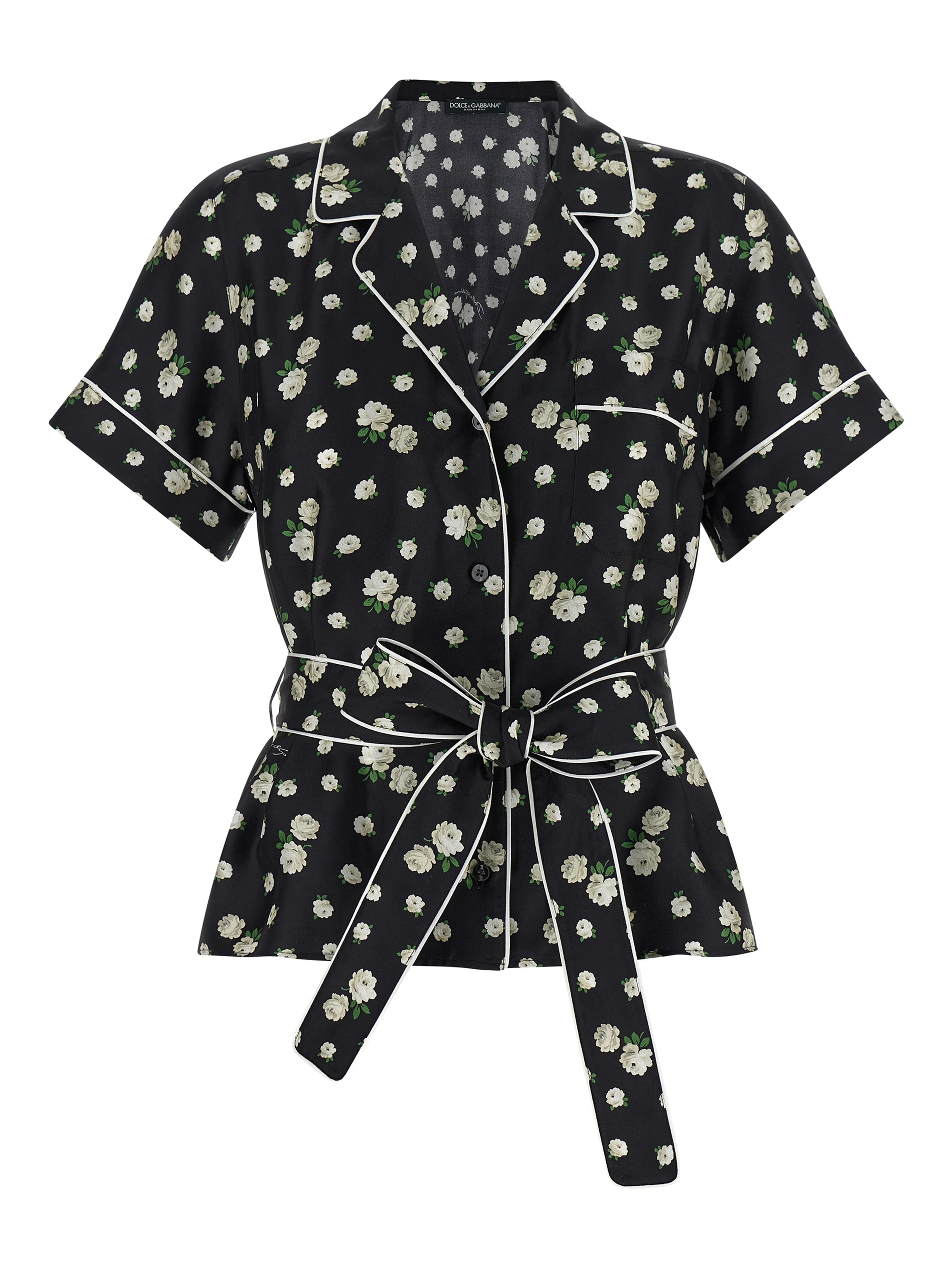 Black Silk Blouse