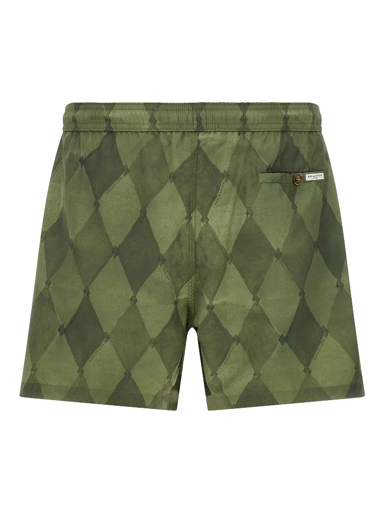 Bicolor Polyester Swim Shorts alternative
