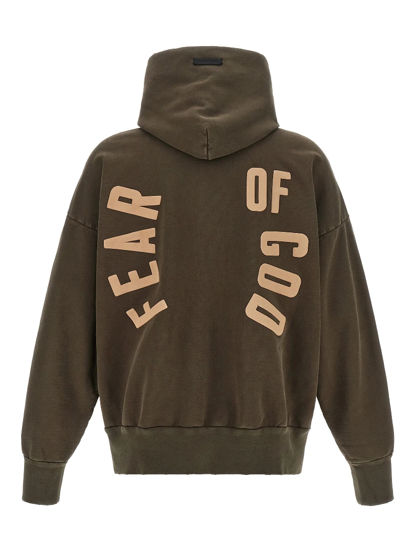 Brown Cotton Sweatshirt