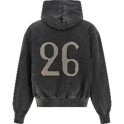 Black Cotton Sweatshirt