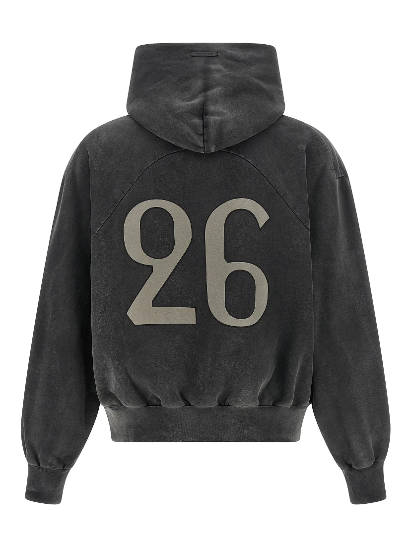 Black Cotton Sweatshirt