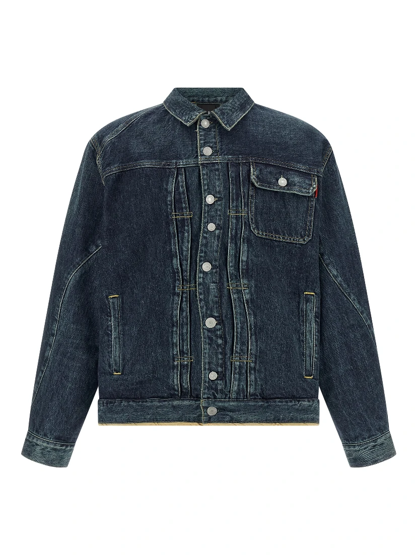 Blue Cotton Denim Jacket